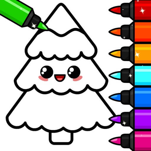 Baby Coloring Games for Kids v1.2.6.18 MOD APK (Premium Unlocked)