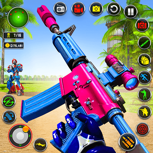 Counter terrorist robot game v1.36 MOD APK (God Mode, Dumb Enemy)