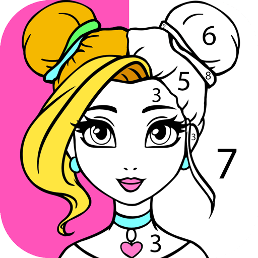 Girls Coloring Book for Girls