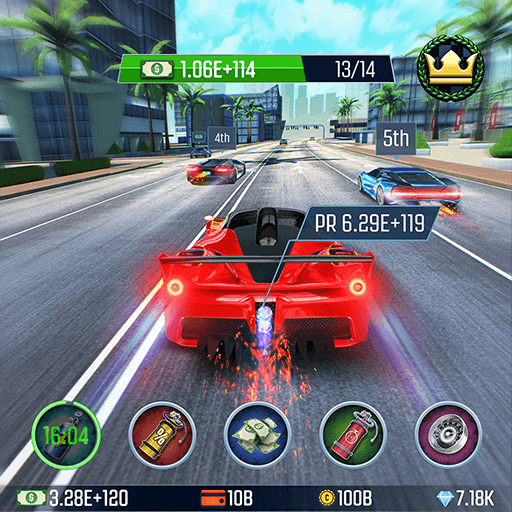 Idle Racing GO: Clicker Tycoon v1.30.1 MOD APK (Free Shopping, No Skill CD)