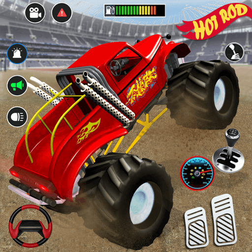 Monster Truck Race Car Game v2.19 MOD APK (Unlimited Money)