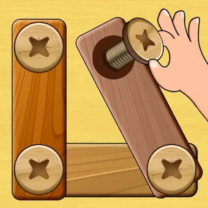 Wood Nuts & Bolts Puzzle v7.6 MOD APK (Unlimited Money)