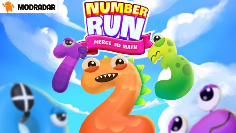 Number Run Merge 3d Math