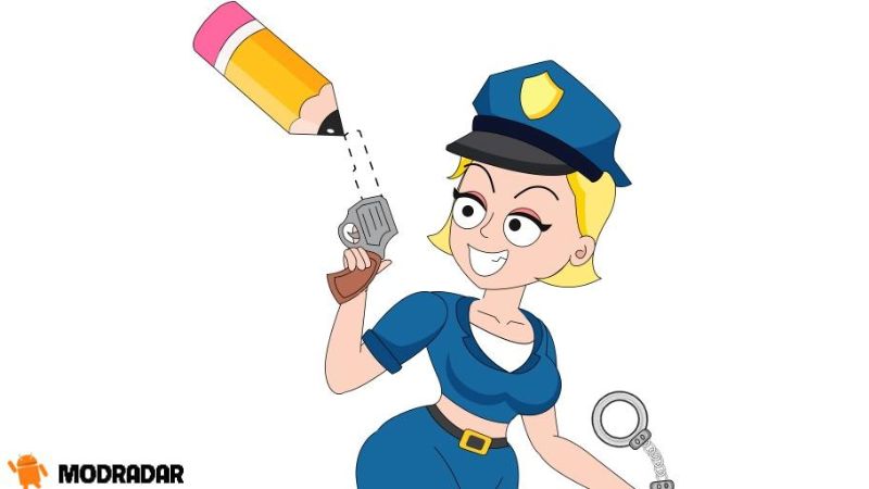 Draw Police Tricky Puzzles