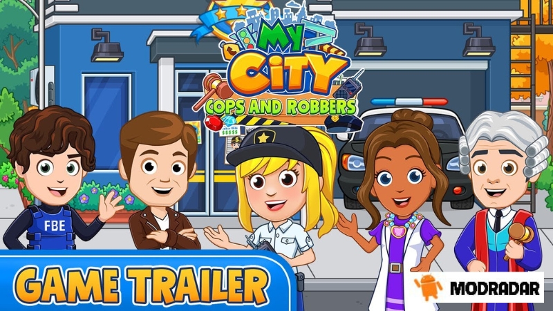 My City Cop And Robbers My City Police Game For Kids