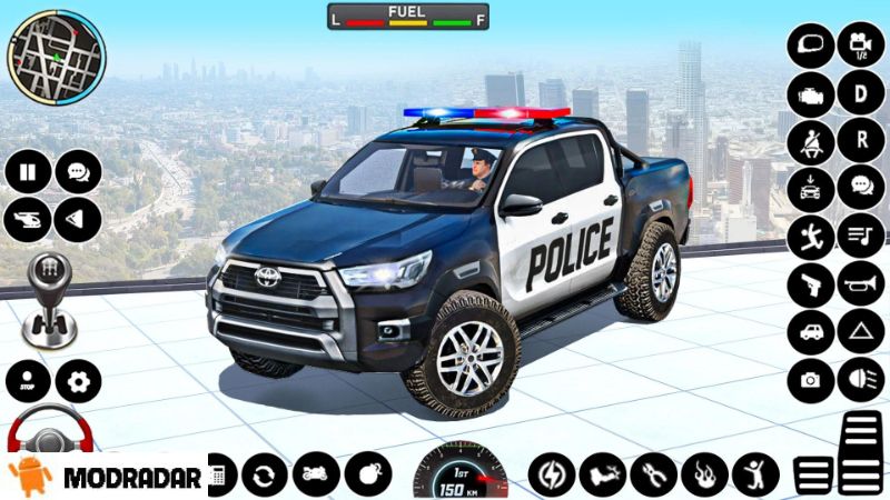 Police Game Transport Truck